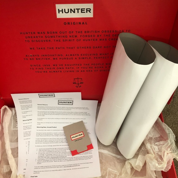 Like NEW! Hunter Women’s Original Tall Matte Black Rain Boots Size 7 - Picture 5 of 9